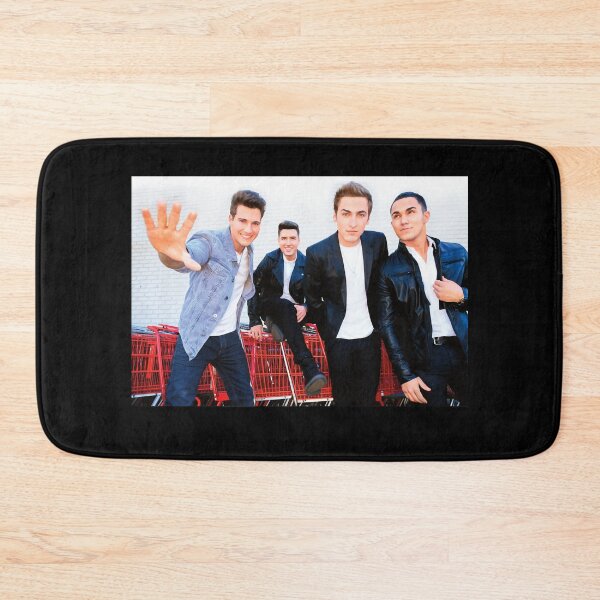 Item preview, Four boy band happy logo poster designed and sold by RebecaMac030.