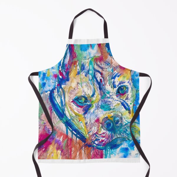 Item preview, PIT BULL Watercolor portrait .8 designed and sold by lautir.