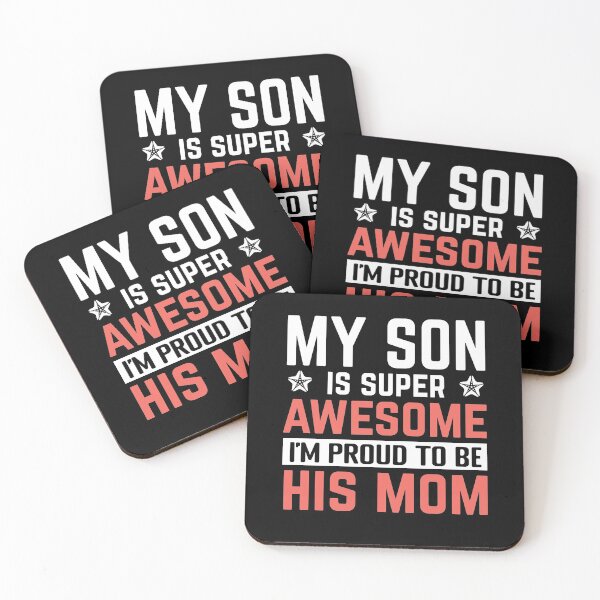 Item preview, My Son Is Super Awesome I'm Proud To Be His Mom designed and sold by cruzzcreation.