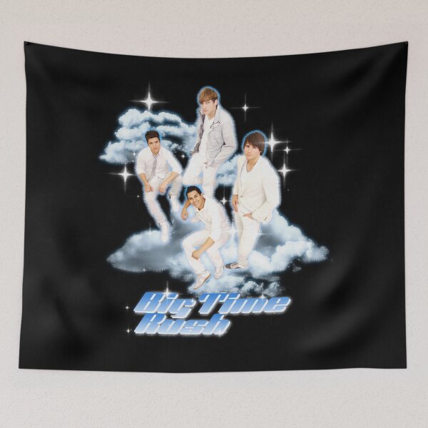 Item preview, White anf blue band logo poster designed and sold by RebecaMac030.