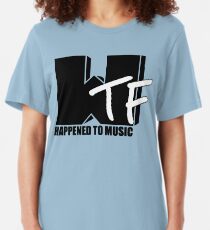 WTF Happened To Music Solid Slim Fit T-Shirt