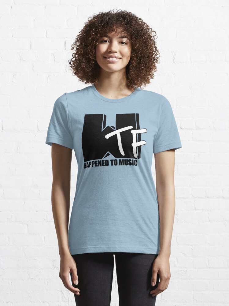 Disover WTF Happened To Music Solid | Essential T-Shirt 