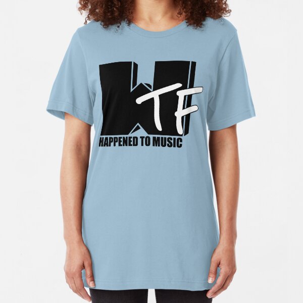 WTF Happened To Music Solid Slim Fit T-Shirt