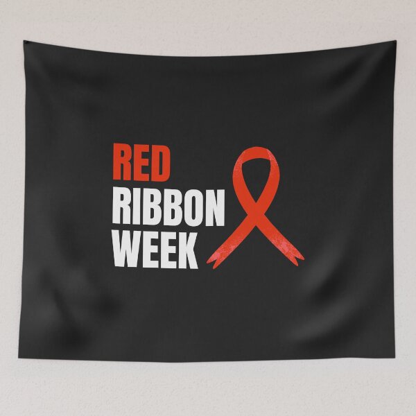 Item preview, RED FOR RED RIBBON WEEK AWARENESS designed and sold by MohitJain1109.