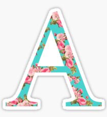 Alpha Rose Greek Letter Sticker
