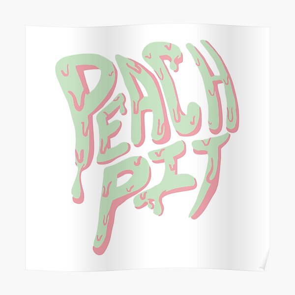 Peach Pit Posters Redbubble