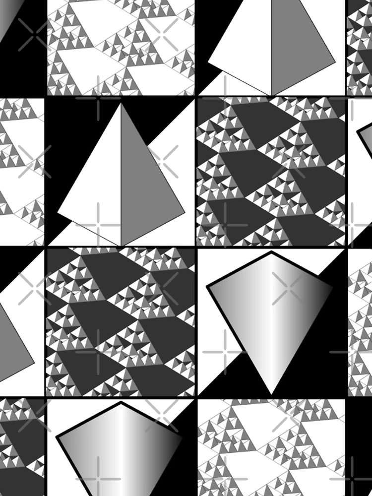 Thumbnail 4 of 4, iPhone Case, Geometric triangular Pattern designed and sold by Nigel Designs.