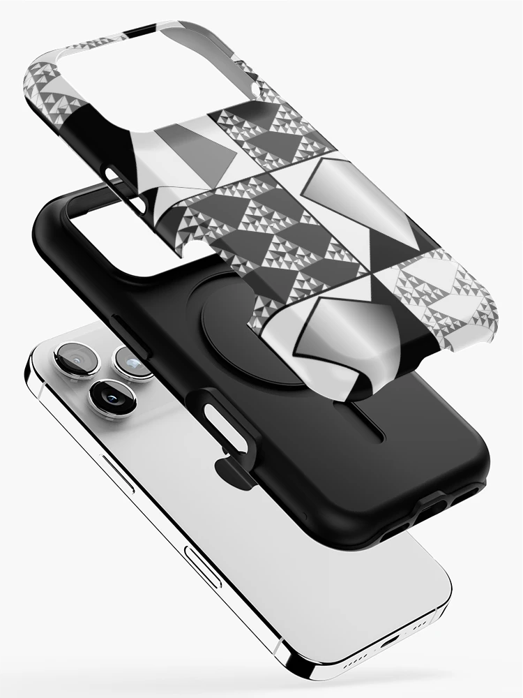 Thumbnail 2 of 4, iPhone Case, Geometric triangular Pattern designed and sold by Nigel Designs.