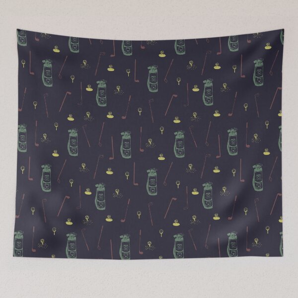 Item preview, Drawn Golf Seamless Pattern designed and sold by CheekyChicChic.