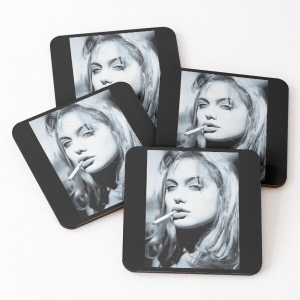 Item preview, Angelina Jolie Rough Silver Print Gifts designed and sold by GiveMePeople.