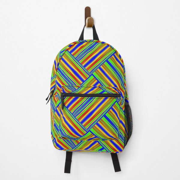 Item preview, Tribal Rainbow Multicolor Diagonal Textured Design designed and sold by Allison King.