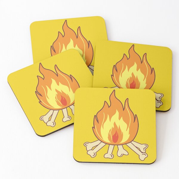 Item preview, Vintage Born fire with human bones designed and sold by Dynamitebucket.