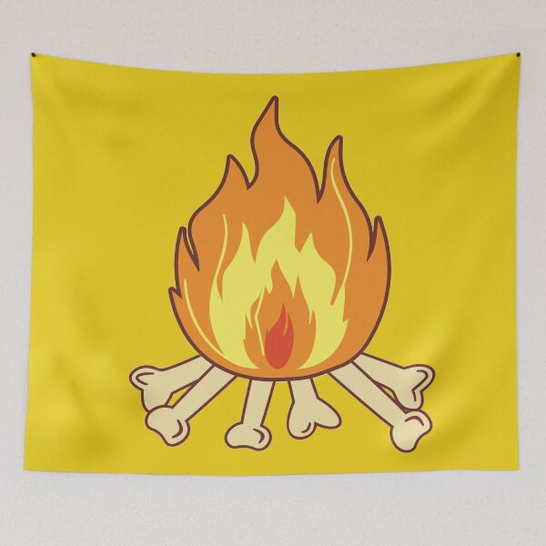 Item preview, Vintage Born fire with human bones designed and sold by Dynamitebucket.