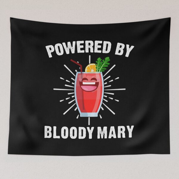 Item preview, Powered By Bloody Mary - Bloody Mary Cocktail Bloody Mary Lover designed and sold by T-shirt For You.