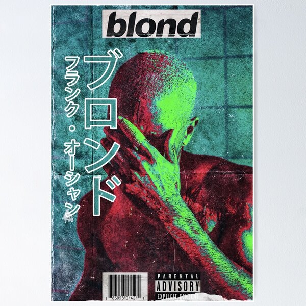 フランク・オーシャン blond NOT FOR RESALEポスター-