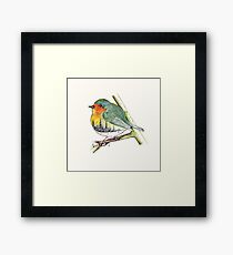 oiseau paysage Framed Print