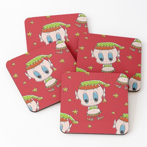 Item preview, Funny Christmas elf with earring. designed and sold by LaBellCreative.