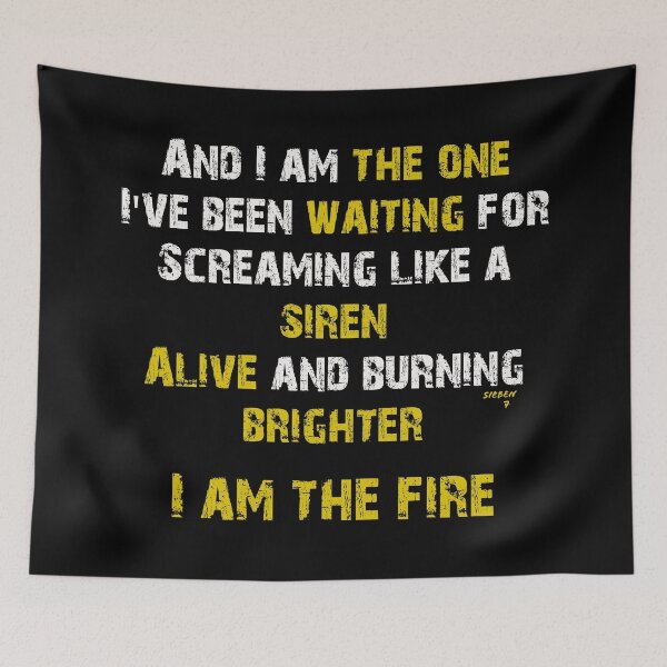 Item preview, I am the fire designed and sold by insidemyhead3.