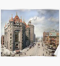 Niagara Street, Buffalo, 1908 Poster