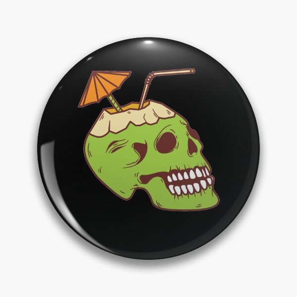 Item preview, Coconut skull chilling designed and sold by Dynamitebucket.