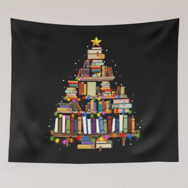Item preview, Christmas Library Tree Gift For Librarian And Book Lover T Shirt designed and sold by Bobby-Bancel.