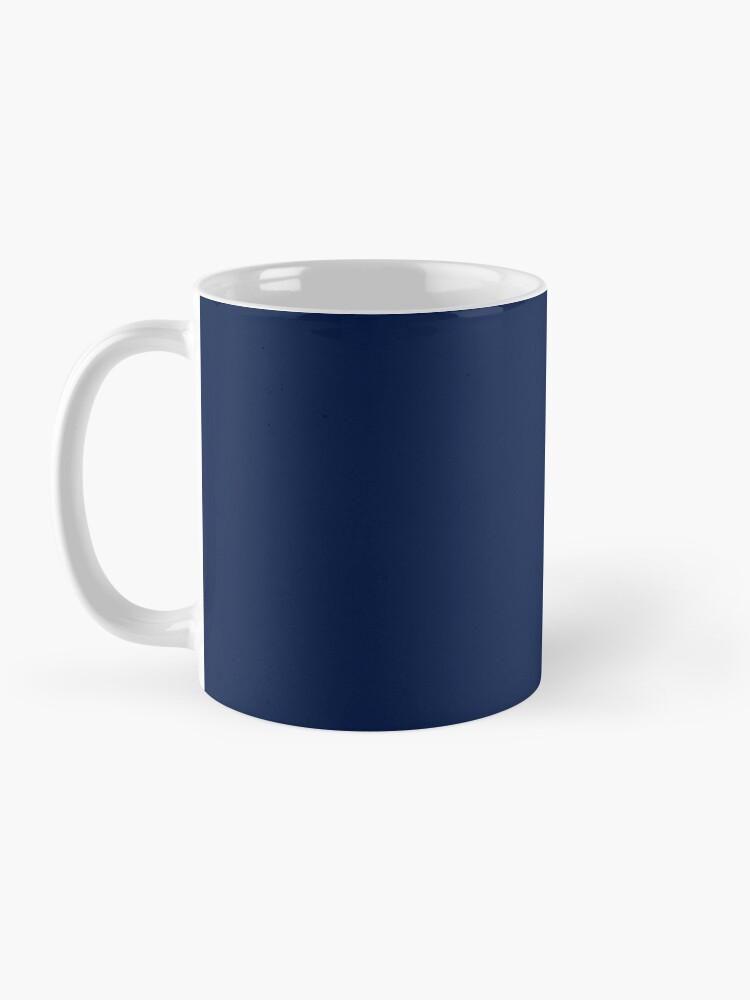 Alternate view of Analogous Colors Calligram Triceratops Skull Mug