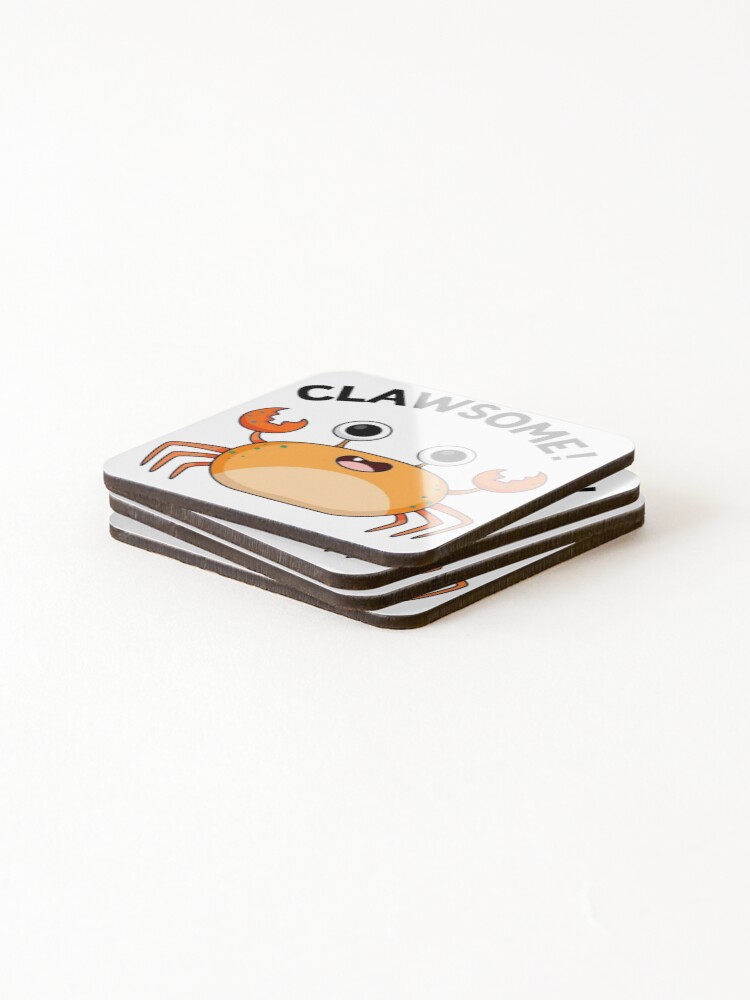 Thumbnail 4 of 5, Coasters (Set of 4), CLAWSOME! designed and sold by Pixiecore.