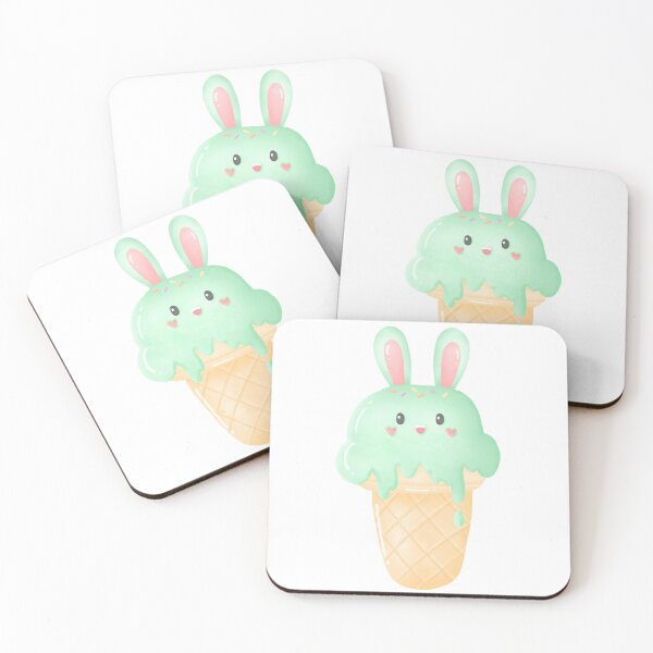 Item preview, Cute Bunny Rabbit Ice Cream designed and sold by Simplyy  Unique.