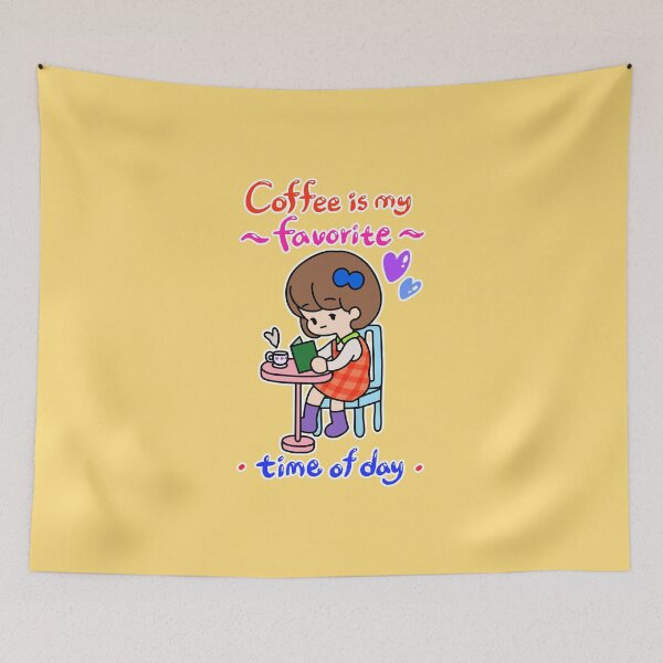 Item preview, Coffee is my favorite time of day designed and sold by space-mandu.