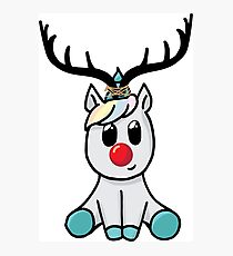 Reindeer (totally not a unicorn!) Photographic Print