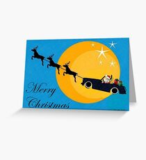 MG Santa's new sleigh Greeting Card
