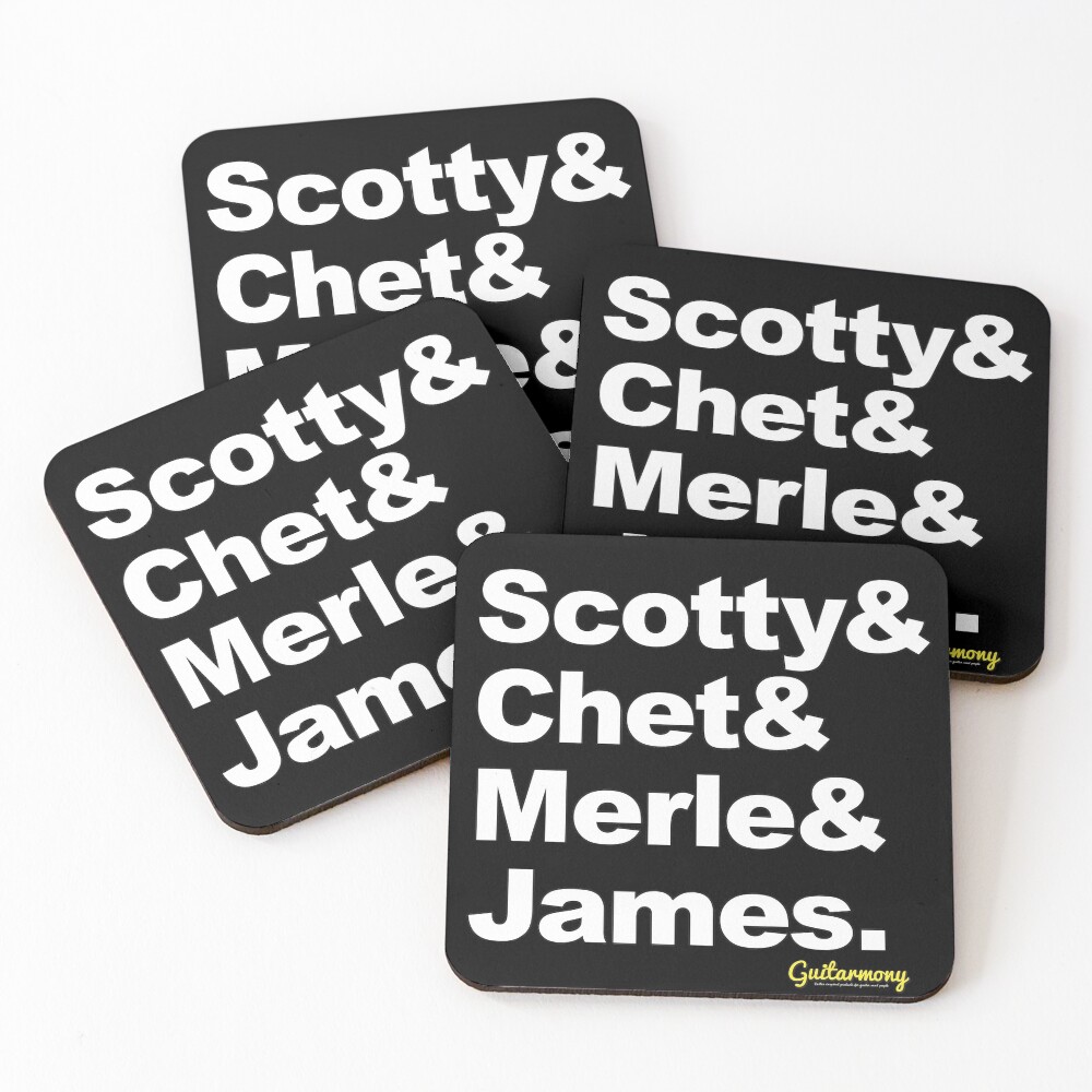 Item preview, Coasters (Set of 4) designed and sold by Guitarmony.