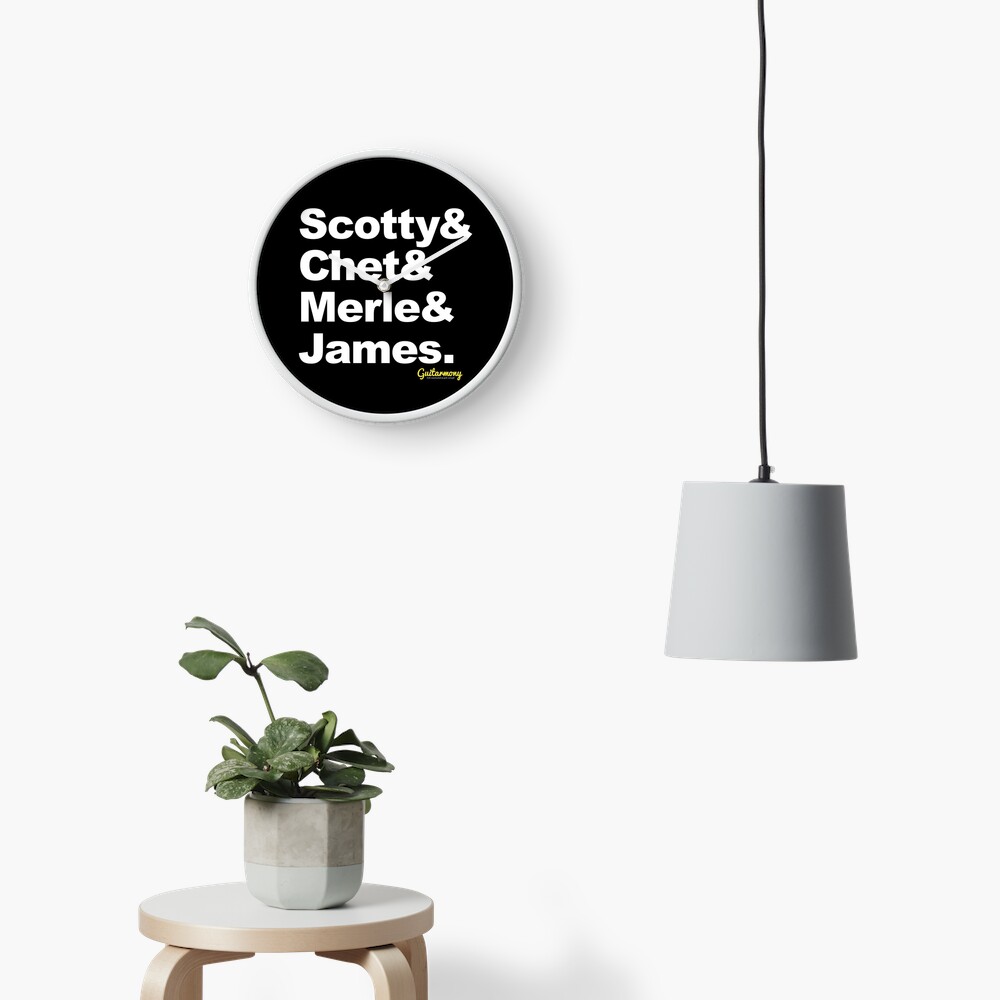 Item preview, Clock designed and sold by Guitarmony.