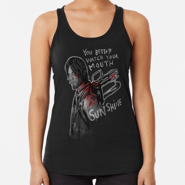 You Better Watch Your Mouth Racerback Tank Top