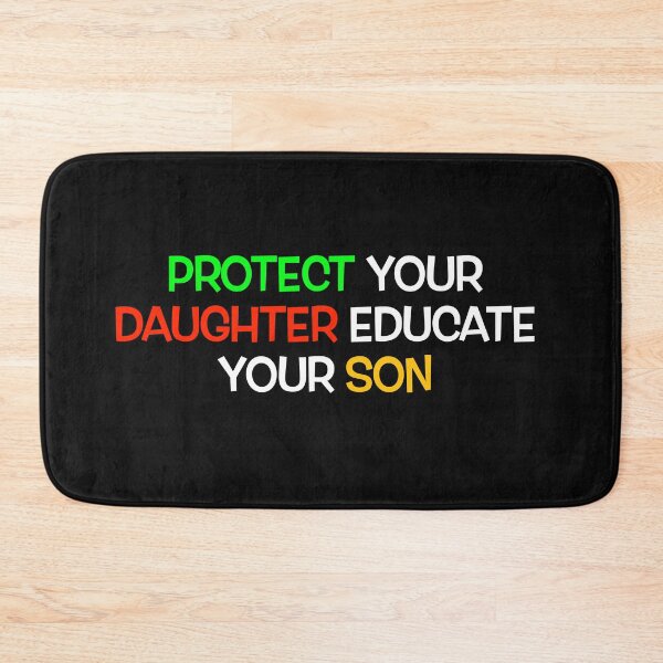 Item preview, Protect Your Daughter Educate Your Son girl boy gift designed and sold by SuyogDesign.