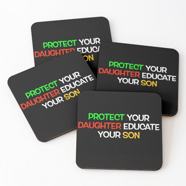 Item preview, Protect Your Daughter Educate Your Son girl boy gift designed and sold by SuyogDesign.