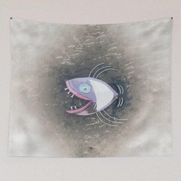 Item preview, Boho Fish 19 Coastal Design Style A Edited PHOTO of Wooden Fish Wall Decor designed and sold by Beachy.