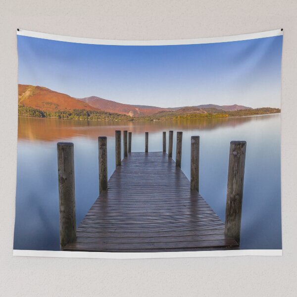 Item preview, Ashness Jetty in Autumn designed and sold by TomHolmesPhoto.