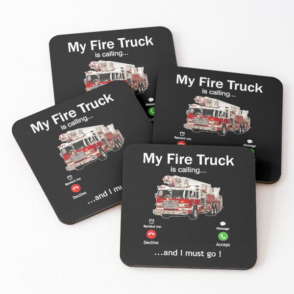 Artikelvorschau, Mein Feuerwehrauto ruft und ich muss zur Feuerwehr gehen entworfen und verkauft von hamptongates.