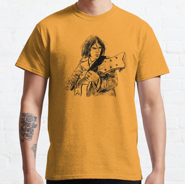 Neil Young Charcoal T-Shirt size S Guys Grau, S, Male 4029455800429 