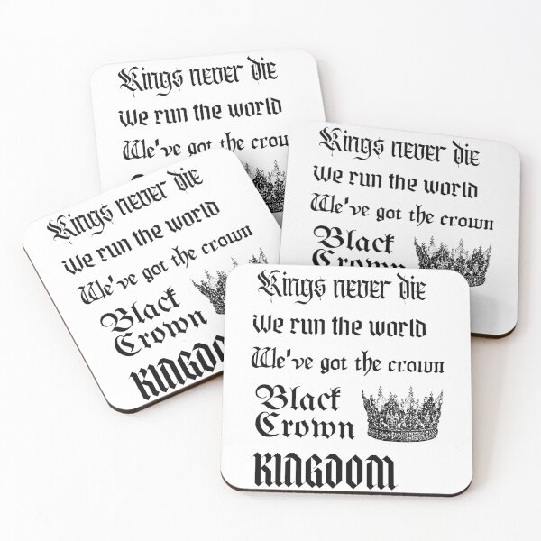 Item preview, Black Crown lyric set- Kingdom 킹덤  (kpop group) designed and sold by danielletrisha.