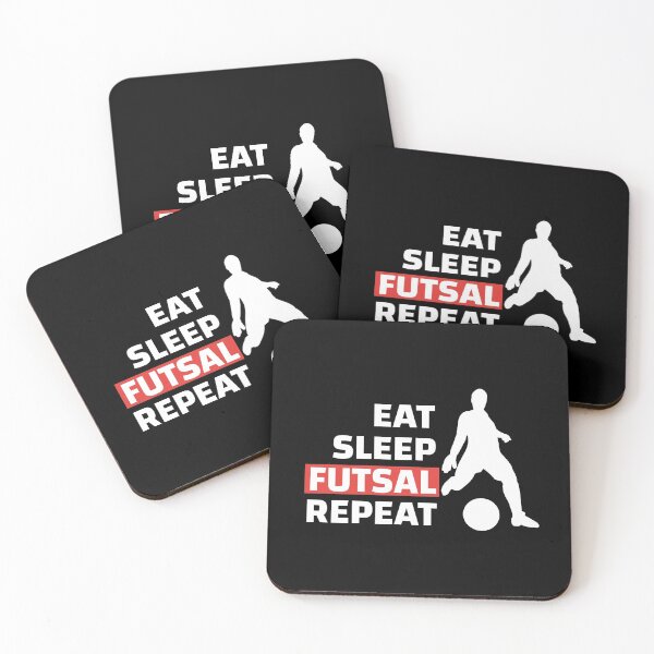 Item preview, Eat Sleep Futsal Repeat - Football shirt for Soccer Fans  designed and sold by 5lav.