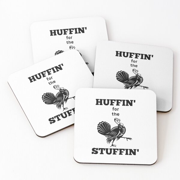 Item preview, Funny Turkey Shirt, Huffin' for the stuffin', thanksgiving workout, thankful, thanksgiving shirt, gobble gobble, turkey trot, turkey running, Cute Gift Tee, Adorable Run designed and sold by Loyaltees Apparel.