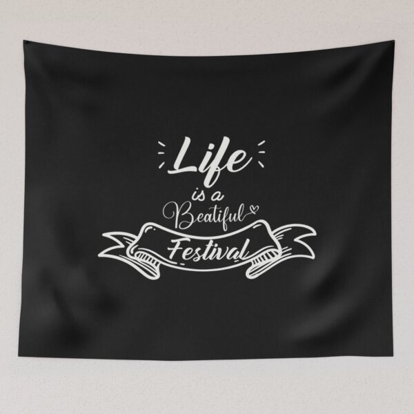 Item preview, life is beautiful festival designed and sold by Contrerasmre.