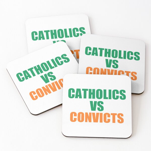 Item preview, catholics vs convicts , NFL designed and sold by Ami store.