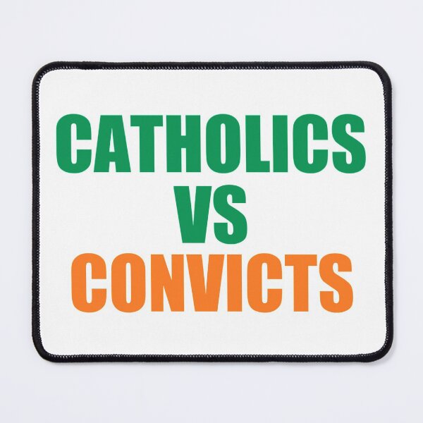 Item preview, catholics vs convicts , NFL designed and sold by Ami store.