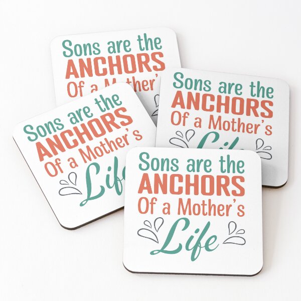 Item preview, Sons are the anchors of a mother’s life designed and sold by cruzzcreation.