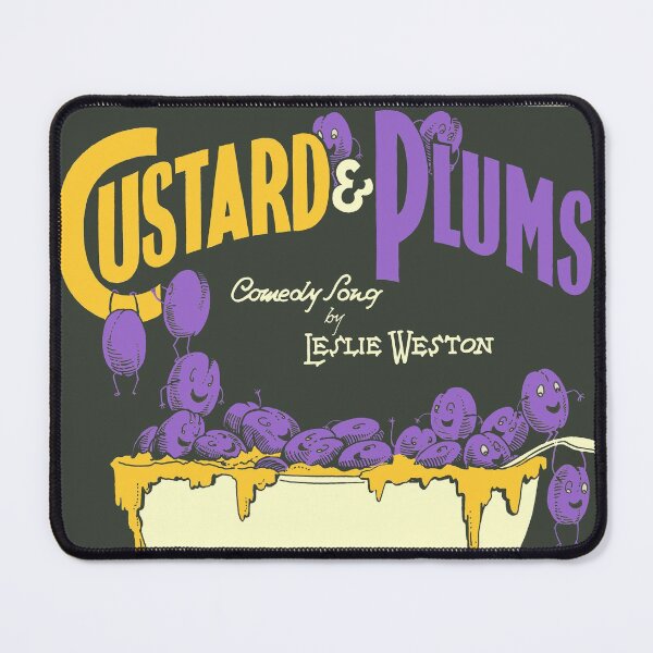 Item preview, CUSTARD AND PLUMS (vintage illustration) designed and sold by ART INSPIRED BY MUSIC.