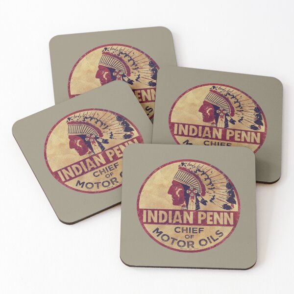 Item preview, Indian Motor Oil Vintage Emblem designed and sold by Lidra Zehcnas.