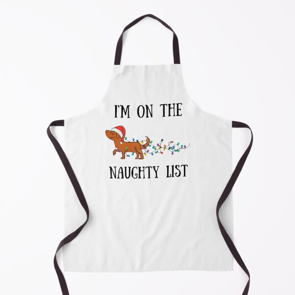 Item preview, I'm On The Naughty List Dog designed and sold by raccoonbox.
